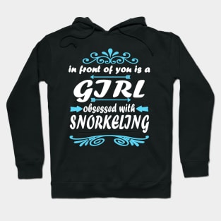 Snorkeling Sea Girl Power Gift Accessory Hoodie